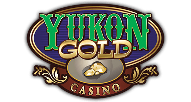 Screenshot der Yukon Gold Casino Website mit Spielauswahl
